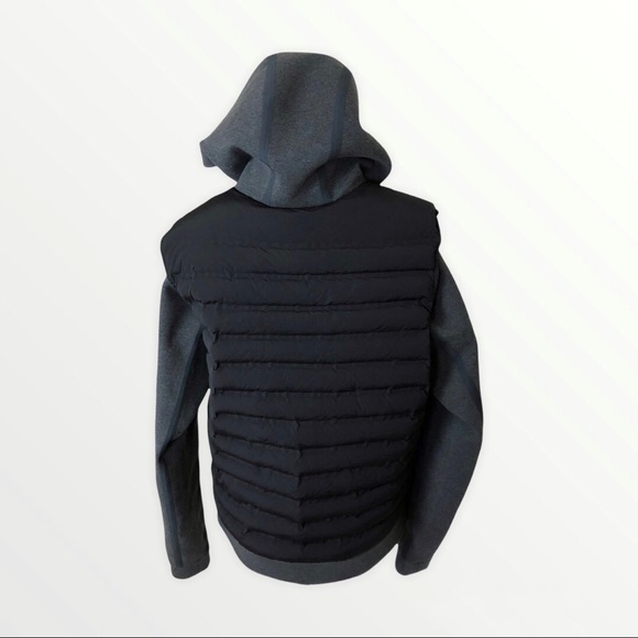 Lululemon Mens Division Down Jacket Black Gray - Picture 4 of 6